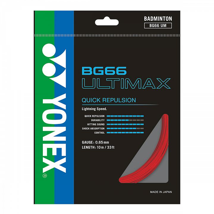 Yonex BG 66 Ultimax Red - Box